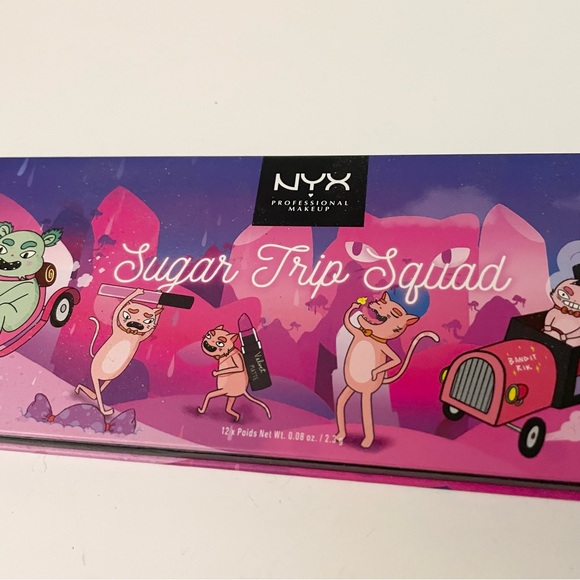 NYX Sugar Trip Squad Shadow Palette 12 Shades - Picture 2 of 14